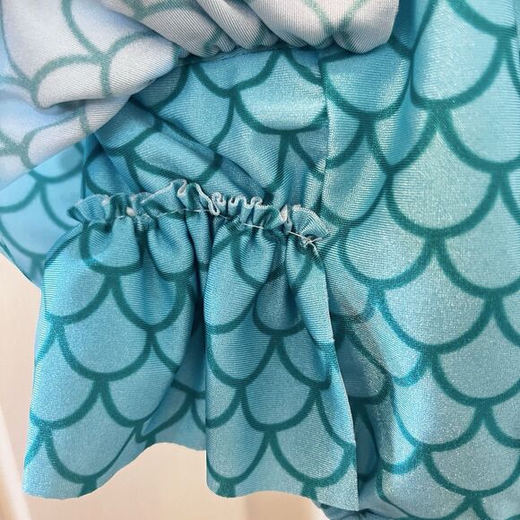 Love U Lots Mermaid One Piece Swimsuit UPF 50+ Girls Size 24 Months - Picture 9 of 10